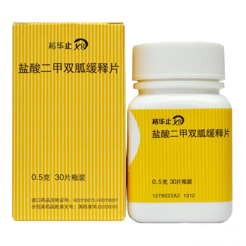 格华止（盐酸二甲双胍缓释片）