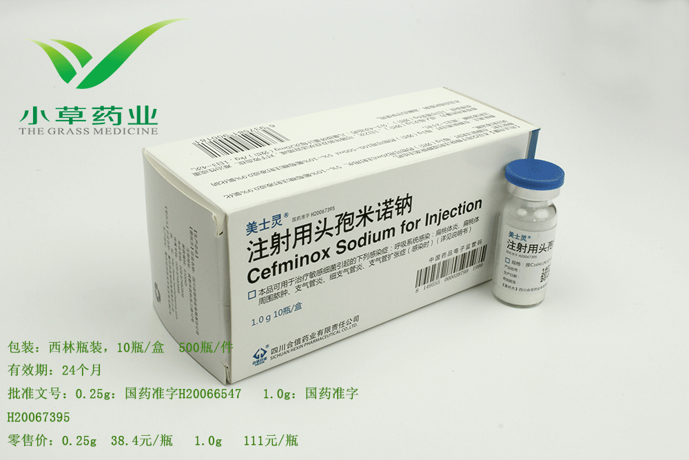 美士灵（注射用头孢米诺钠）